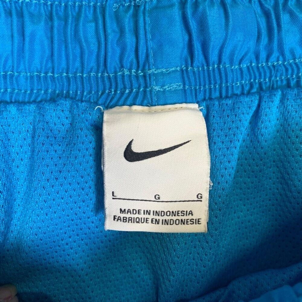 Nike Men's Size Large Blue Swim Trunks Board Shorts Athletic Fit - Picture 6 of 9